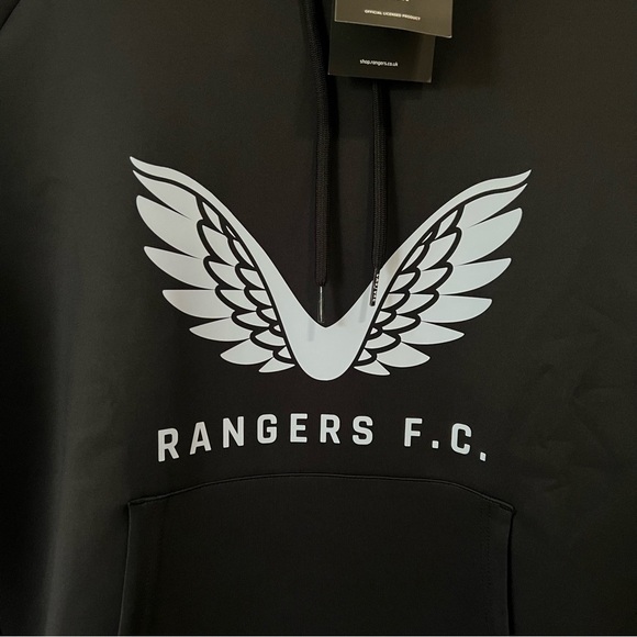 Castore, Rangers F.C. Men's Scuba Travel Hoody - Black. Size: M. NWT - Picture 13 of 15